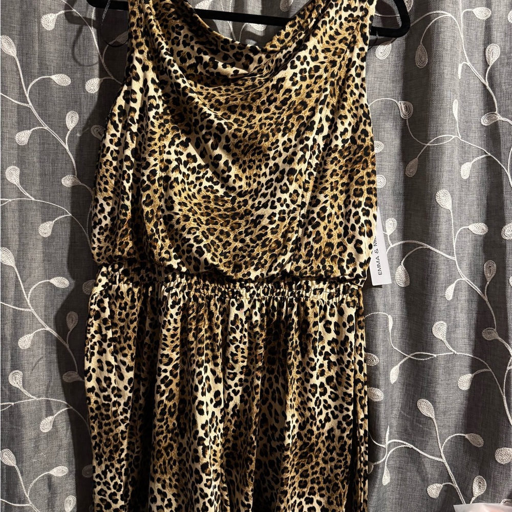 Emma & Michele Animal Print jumper short